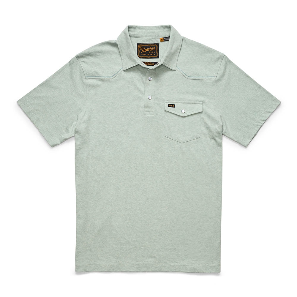 Howler Ranchero Polo Shirt Men's in Seafoam